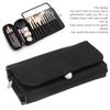 Makeup Storage Bag Folding Brushes Organize Dust Proof Large Capacity Cosmetic Travel Bag Black