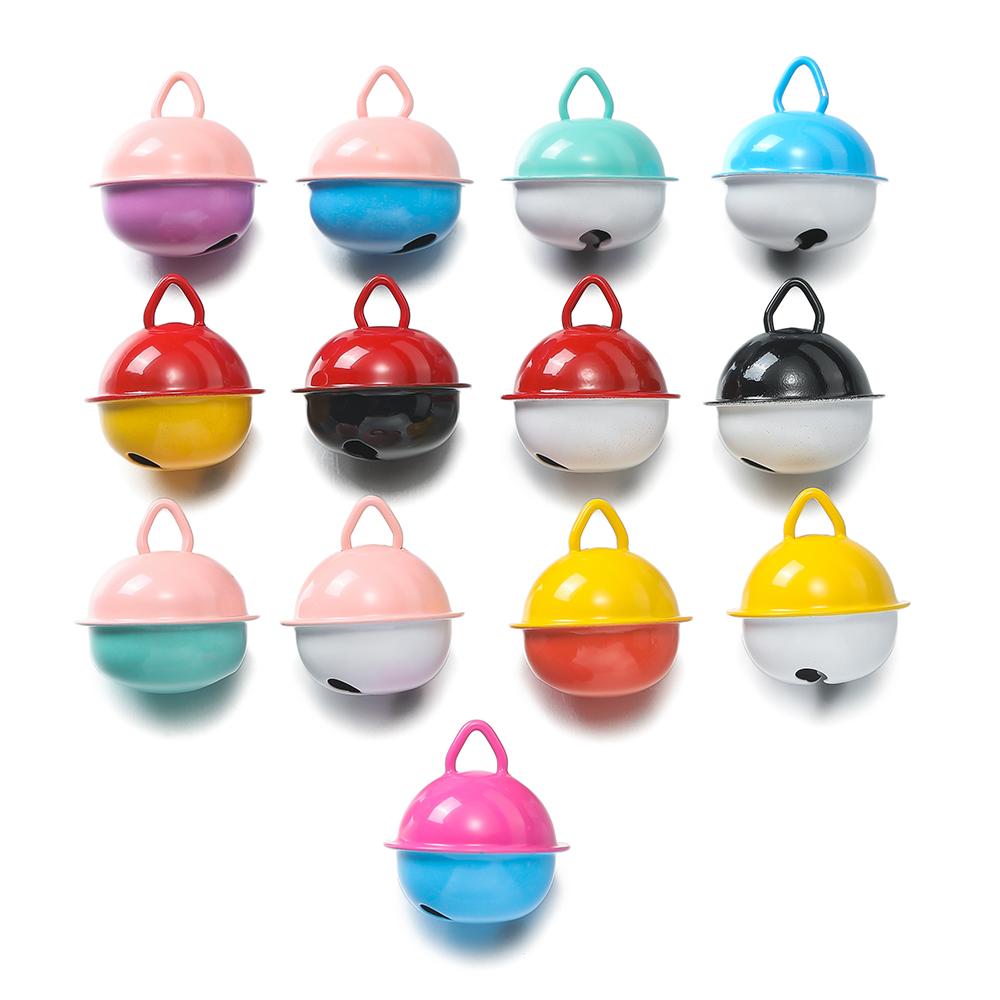 5pcs/lot Metal Bells Jingle Bell Loose Beads for Home Christmas-Tree Decoration Crafts DIY Handmade Earrings Pendants Accessorie