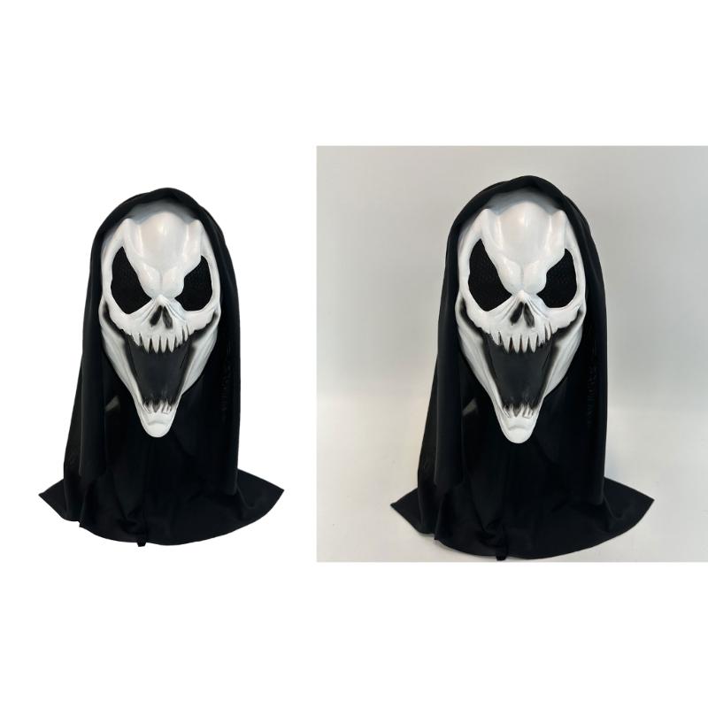 Maschera di Halloween Maschera Facciale Teschio di Halloween Maschera Integrale per la Testa Teschio Spaventosa Novità per Festa di Halloween Carnevale Cosplay