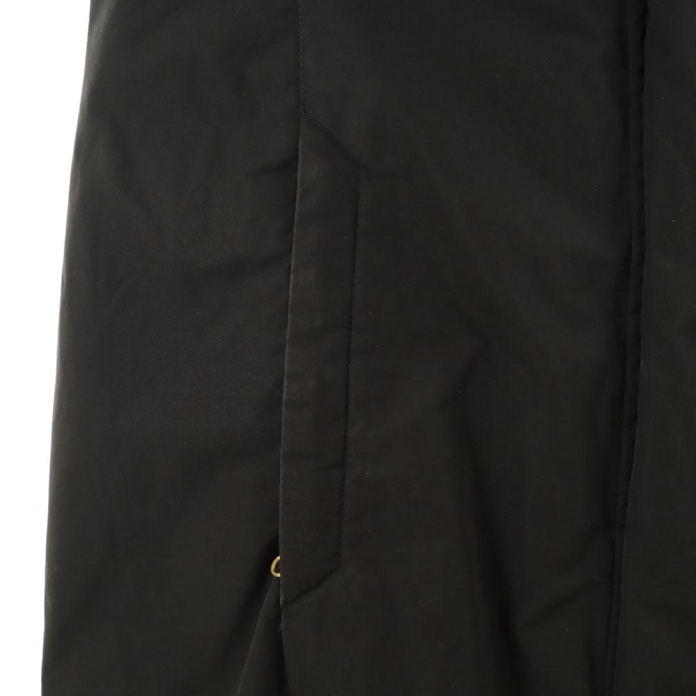 WOOLRICH down coat S black with fox fur Women Used