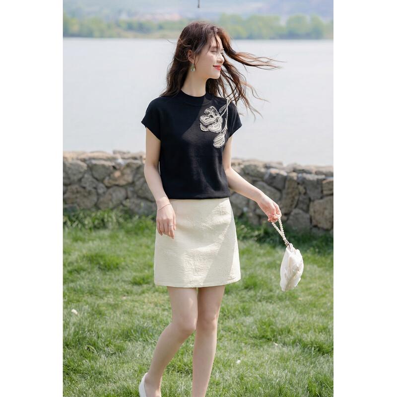 ITISF4 Elegant Chinese Style Printed Top