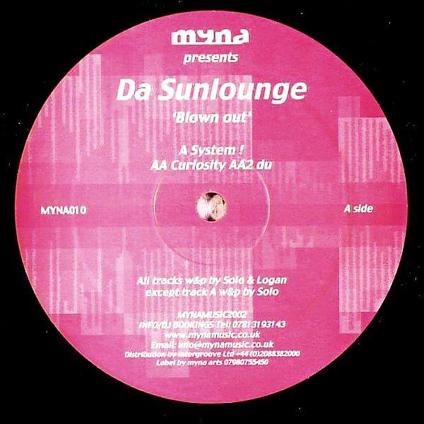 

12inch Record DA SUNLOUNGE Blown Out MYNA010 Myna 2003 UK Dance Electronica Used