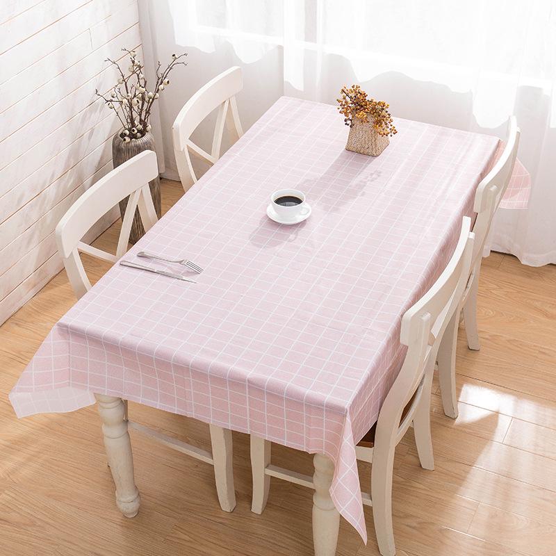 Waterproof Non-Slip Plaid Tablecloth for Dining & Coffee Tables
