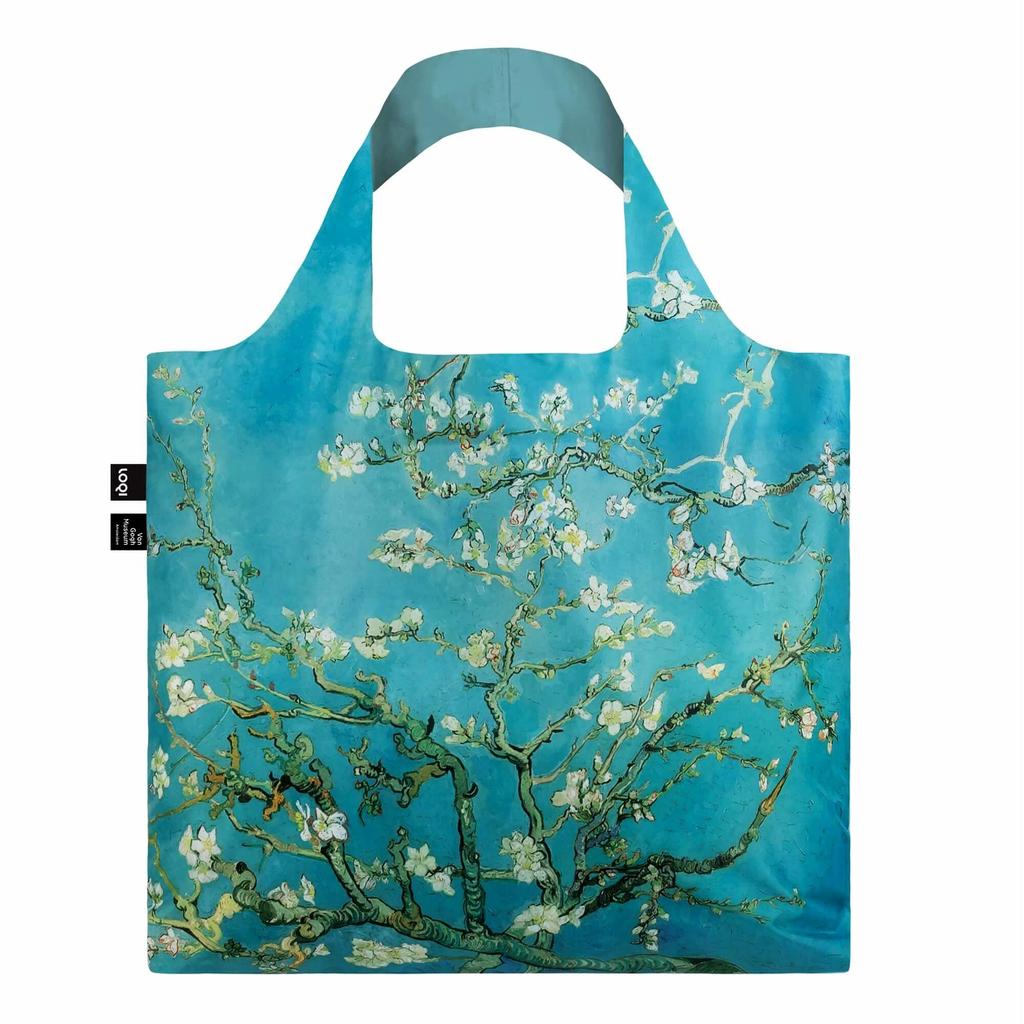LOQI Eco Bag, Van Gogh A Blossom Design, Recycled, Foldable, Stylish
