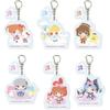 Magical Girl Lyrical Nanoha Series X Sanrio Characters 01 Acrylic Keychains with Mini Character Illustrations - Box of 6