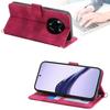 For Realme 14 Pro+ 5G Case Flower Pattern PU Leather Wallet Phone Cover with Strap