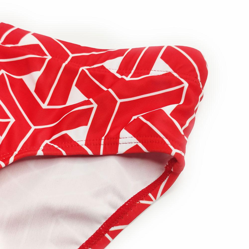 Men Swim Briefs Trunks Color Blocking Fashion Print Tight Fit Sexy Swimwear Beach Wear Tanning Surfing GYM