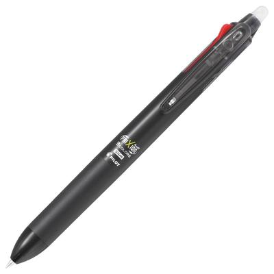 PILOT FriXion Ball 3 Slim Ballpoint PLKFBS60EFB 0.5mm 3-Color Pen, Black,