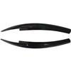 Car Head Light Lamp Eyebrow Eyelid Cover Trim Black For VW Scirocco 2008-17 2016