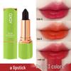 QXQY Three-Color Lipstick: Smooth, Richly Pigmented, Whitening, Moisturizing, Long-Lasting Matte, Color-Changing Lip Gloss.