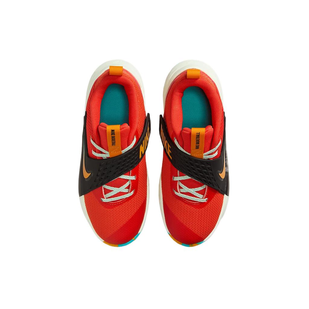Nike Team Hustle D12 GS Picante Red Kids Sneakers Dusty-Cactus Volt-Tint Orange-Peel HF6279-601