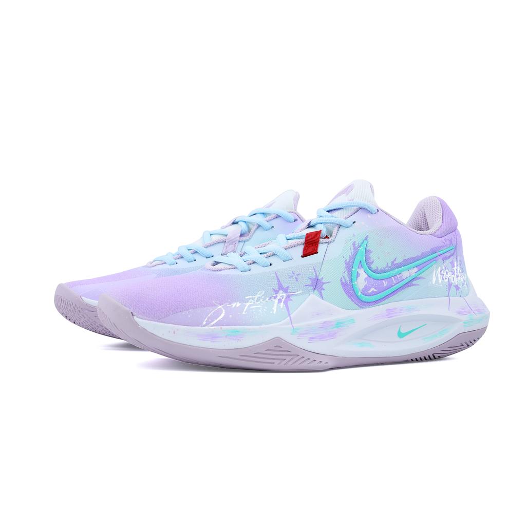 Nike Precision 6 Cloudy Snow Cushioning Coverage Low top Basketball Shoes Men's Purple Pink DD9535-100(Team620-)