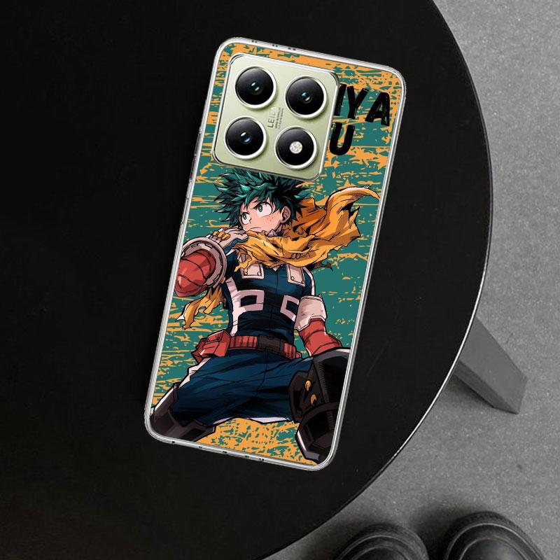 Midoriya Izuku Deku MHA My Hero Phone Case Cover for Xiaomi Redmi Note 15 14 13 12 11 Pro Plus 14S 12S 11S 11T 11E 10S 10 Custom