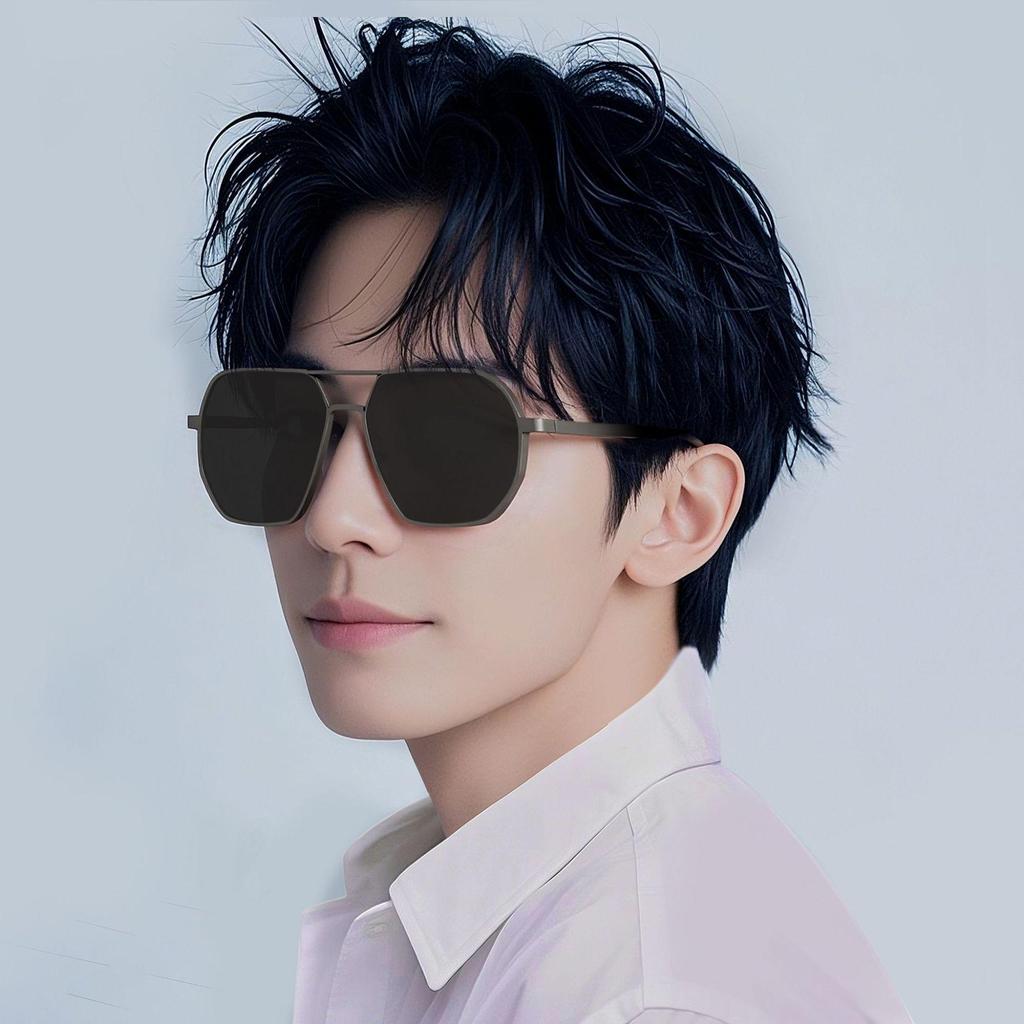 Aluminum-Magnesium Photochromic Polarized Sunglasses: Day/Night Dual-Use for Driving & Outdoors