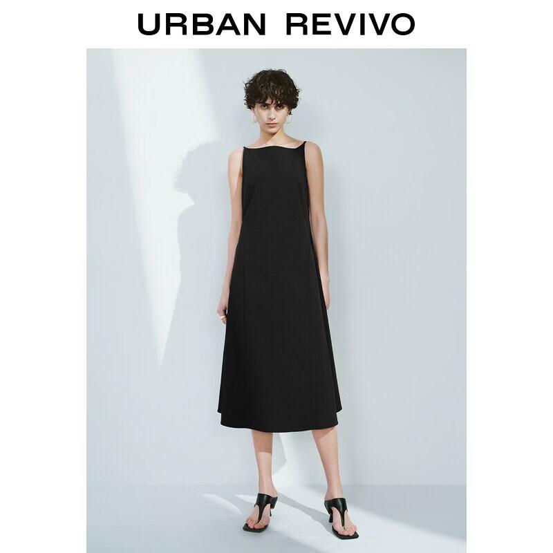 UR2026 Women s Boat Neck Commuter Dress XL