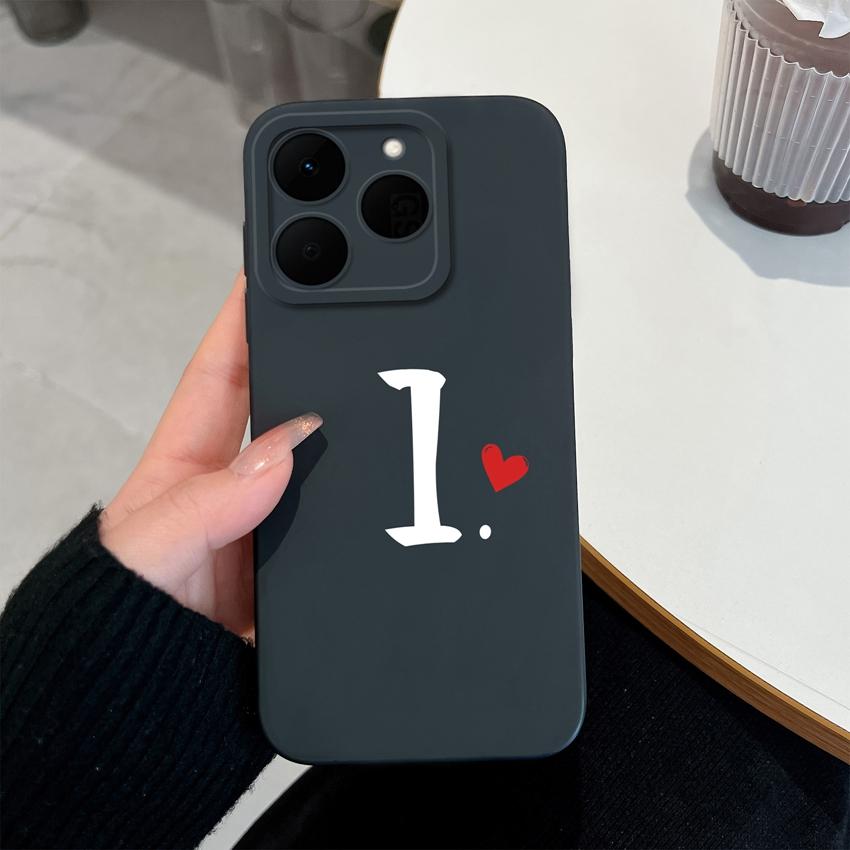 26 Letter Pattern Phone Case For Oppo Realme 15T 15X 14T 14X 16 15 14 13 Pro Casing Soft Matte Silicone Professional Anti Fingerprint Protection Cover