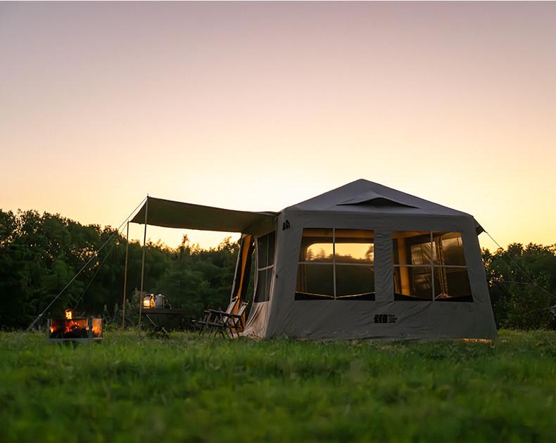 Explorer Water Cube Automatic Inflatable Tent - Rainproof Outdoor Camping Gear for Car Tail Integration