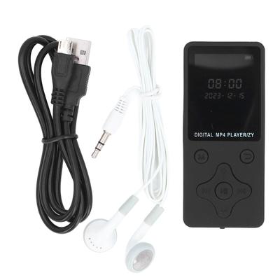 MP3 MP4 Player with Earphones 64GB 1.8 Inch LCD Screen HiFi Lossless Sound 180mAh Bluetooth Music Player for Sports