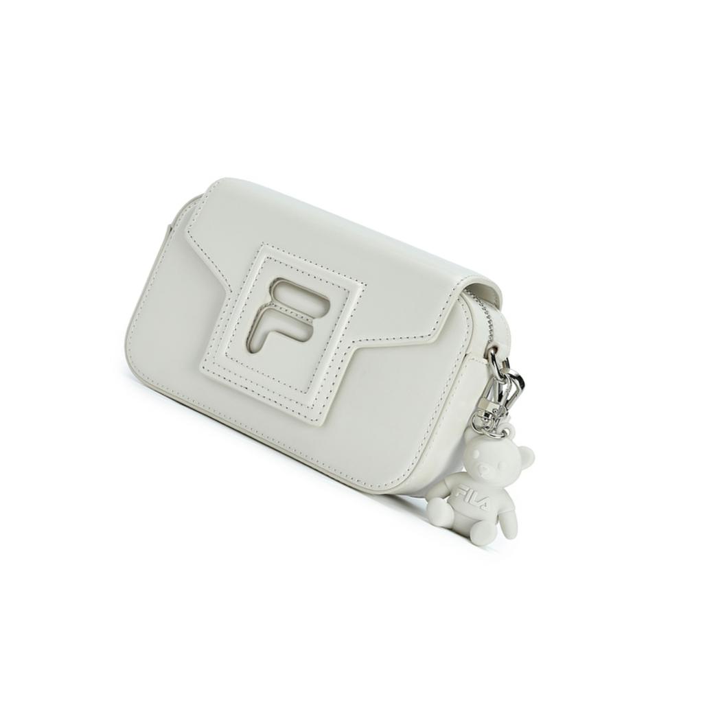 New FILA Polyurethane With Synthetic Leather Crossbody Bag, Shoulder Bag Mini Women's Moonlight Gray F13W439173FGY