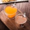 Heart Shaped Mug Double Wall Glass Cup Heat-Resisting Solid Color Wine Glasses Tea Mugs Milk Espresso Coffee Cup for Gift