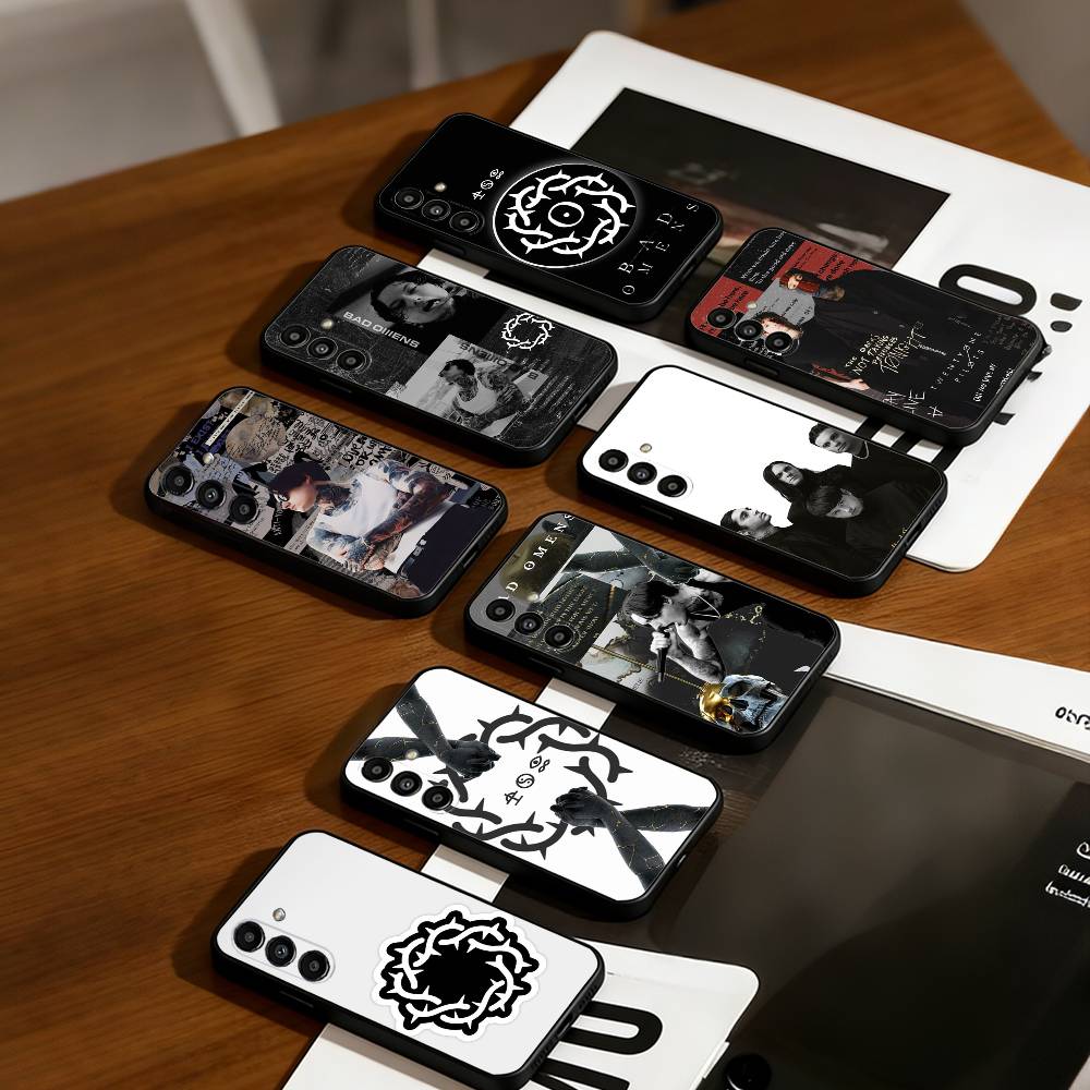 Band O-Omems Phone Case For Samsung S25,S24,S21,S22,S23,S30,Ultra,S20,Plus,Fe,Lite,Note,10,9,5G Black Soft Shell