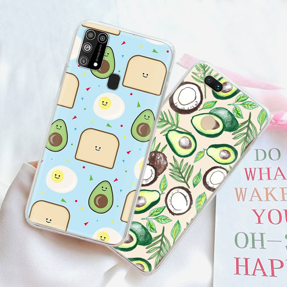 

Чехол для Xiaomi Redmi Note 13 VIVO Y20 Tecno Pova Samsung S24 Realme C3 OPPO F11 Moto E32 Infinix iPhone 15 Avocado