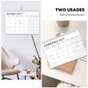 18 Month Spanish Hanging Calendar Jan.2027- Jun. 2028 Planner Calendar Colorful Wall Calendar  Home