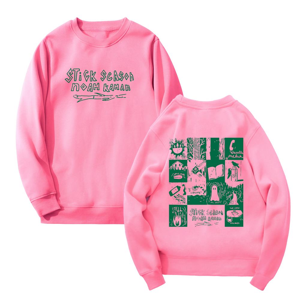 NOAH KAHAN Stick Season 2023 World Tour Oversized Hoodie Women Unisex Long Sleeve Pullover Crewneck Sweatshirt Casual Tracksuit