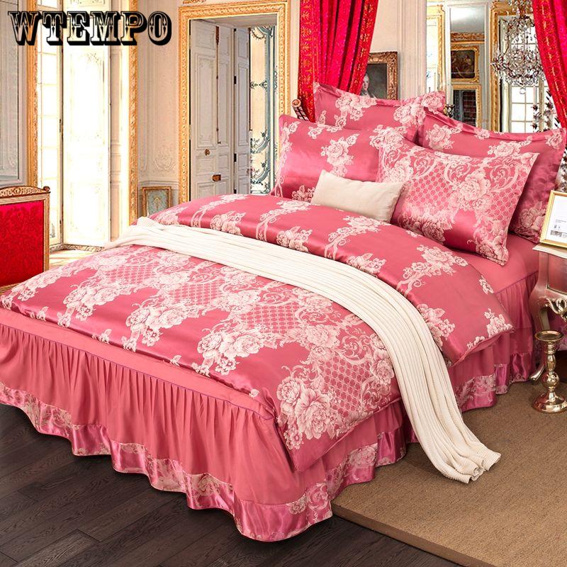 Buy Duvet Cover Set Bed Skirt Set Pillowcase Bedclothes Comfort The