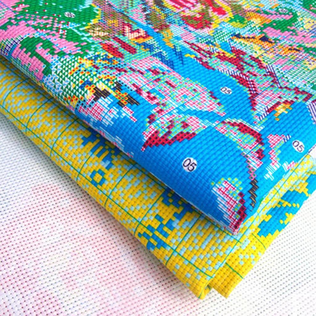 1pcolorful Four Seasons Tree Counted Cross Stitch Kit Embroidery Package Spring Summer Autumn Winter Living Room Home Decorative