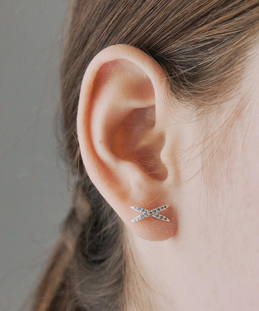 St.Scott London Croisette Earrings Stj-Eb1742Rgwg