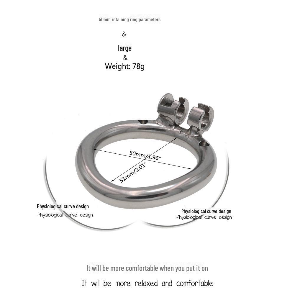 Chaqu Stainless Steel Ball-Shaped Chastity Device for Adults