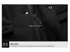 Dad's Winter Outfit: Velvet Thickened Cotton Jacket for Middle-Aged Men, Warm Mid-Length Padded Jacket for 50+