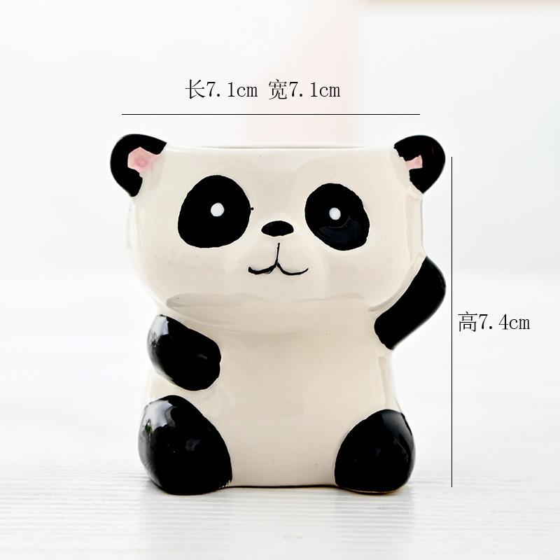 Cartoon Cute Fleshy Flowerpot Desktop Display Potted Container Decoration Gift Balcony Plant Ceramic Creativity