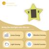 Solar Powered Ambient Lights Star Neon Automobile Interior Decorative LED Car Windshield Window Decoration with Suction Cup