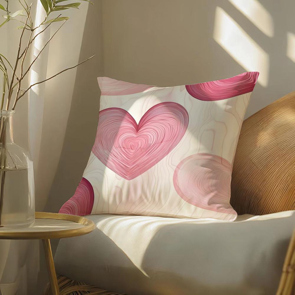 Beautiful Classic Style Love Pattern Pillow Case Pattern Printed Pillowcase For Living Room Sofa Cushion Cover & Bedroom Decor
