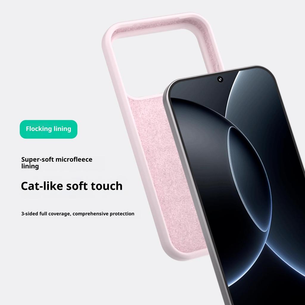 For Xiaomi 17 Pro Max Liquid Silicone Magnetic Case Skin-Touch Phone Cover
