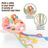 Montessori Silicone Pull String Sensory Toys Baby 0 12 Months Development Educational Learnin Activity Toy Kids 1 To 2 Years