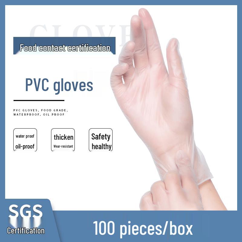 ZISIZ Disposable Thickened Plastic Gloves