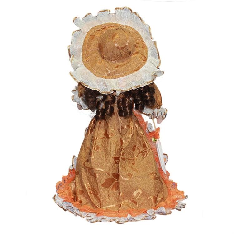 Lovely Triangel Porcelain Doll Ornament For Couples Friend Or Home Enthusiasts Italian Love Tokens Dolls