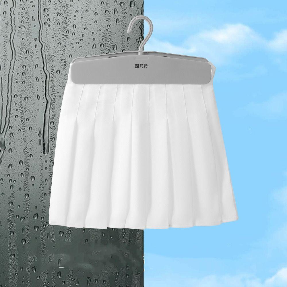 2pcs Crease-resistance Long Skirt Hanger Rotatable Jk Skirt Hanger Clothes Hanger  Drying Room