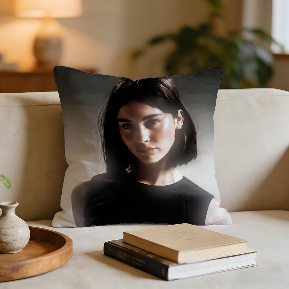 Singer GGracie Abrams Cushion Cover Short plush pillowcase for bed sofa carwashable