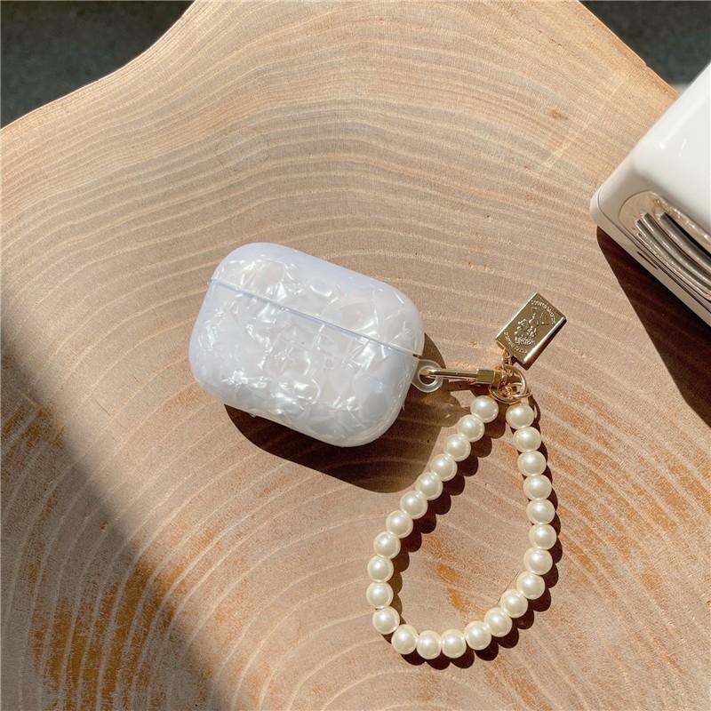 Simple shell pattern AirPods Pro earphone cover for Apple 1/1/1 generation wireless Bluetooth silicone cover pendant