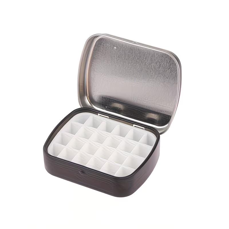 

Portable Painting Box with a 24 Grid for Watercolor, Oil, And Gouache Paints