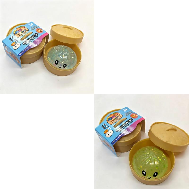 Heißer Glitzer Knödel Quetschspielzeug Squishy Malzose Serie mit Box Fidget Spielzeug Knödel Sensorisch zur Stressbewältigung Langsamer Rückprall Kreatives Geschenk