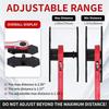 Brake Caliper Piston Compressor Tool, Brake Caliper Compression Tool Kit With 2 Hooks, Large Red Disc Brake Repair