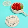 Multipurpose Fruit Drain Basket Foldable Handle Fruit Washing Bowl With Fine Holes 2 In 1 Fruit Washing Bowl Kitchen Accessories