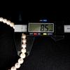 JEWELRY MAKI Akoya Pearl Large Shiny Necklace Jewelry Shiny Pink White Approx.43cm 8.0mm–8.5mm 43g Silver Findings