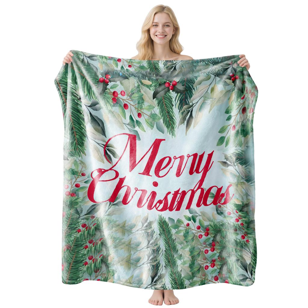 2026 Christmas flannel blanket is universal for all seasons