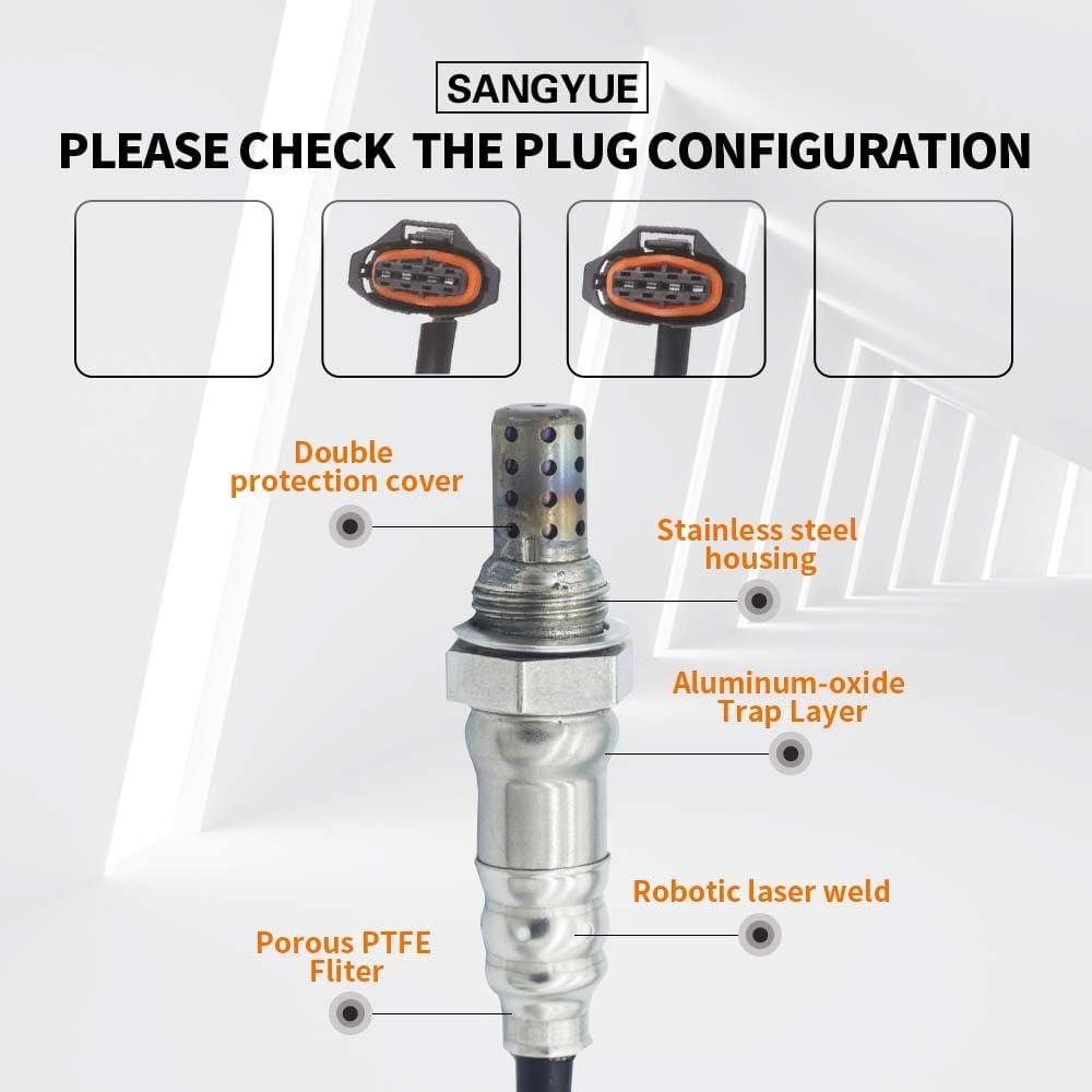2PCS Oxygen O2 Sensor 1 & 2 for 2010-2015 Chevrolet Cruze 1.8L; 2016 Chevrolet Cruze Limited 1.8L Upstream + Downstream